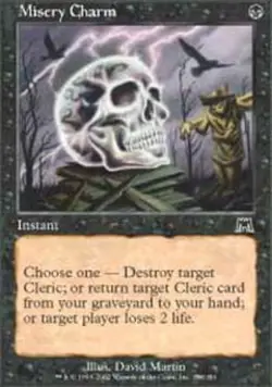 MTG magic cards 1x Misery Charm - Foil Onslaught NM-Mint, English - Image 1