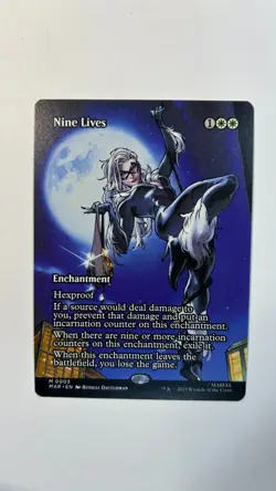 MTG Marvel Spider-Man Nine Lives #0003 Borderless Mythic Magic the Gathering - Image 1
