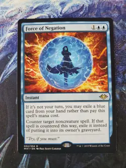 MtG Magic the Gathering - Force of Negation - MH1 - Near Mint - Image 1