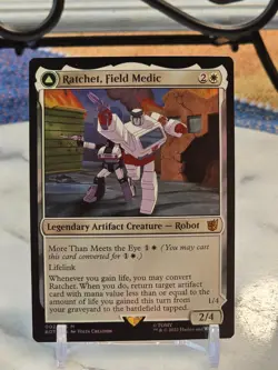 MTG Ratchet, Field Medic Universes Beyond: Transformers Foil LP - Image 1