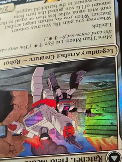 MTG Ratchet, Field Medic Universes Beyond: Transformers Foil LP - Image 3