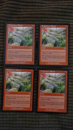 Magic: the Gathering / MtG Brightstone Ritual x4 Onslaught - Image 1
