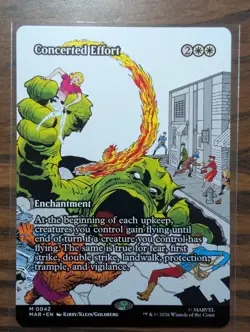 Concerted Effort (Borderless Regular) Marvel Universe Eternal-Legal NM - Image 1