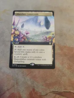 Abundant Countryside Extended Art Commander Lorwyn Eclipsed MTG NM - Image 1