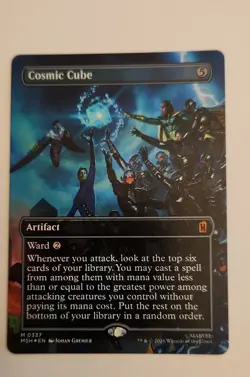 Cosmic Cube (Borderless) (0337) Marvel Super Heroes Foil 🔥 - Image 1