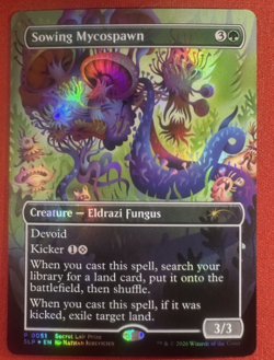 Sowing Mycospawn Secret Lair Showdown Foil MTG RCQ Promo - Image 1