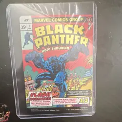 Marvel MTG Marvel Super Heroes King T'Challa 0399 Foil Mythic Transform - Image 2