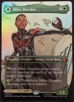 Marvel Spider-man MTG Miles Morales / Ultimate Spider-man #0234 Mythic Foil - Image 2