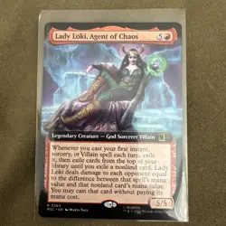 Lady Loki, Agent of Chaos Extended Art - MSC 0365 - NM - MTG Magic - Image 1