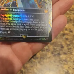 Buster Sword - Borderless/Foil - NM 351 FIN (MTG x Final Fantasy) - Image 5
