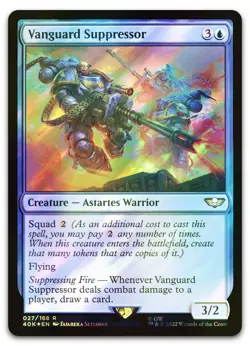 Vanguard Suppressor (Surge Foil) #27 (NM) Warhammer 40,000 40K Magic MTG - Image 1