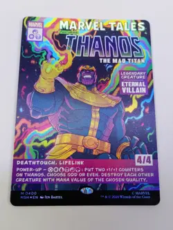 Thanos, The Mad Titan (Borderless) (0400) [Marvel Super Heroes] Foil Near Mint - Image 5