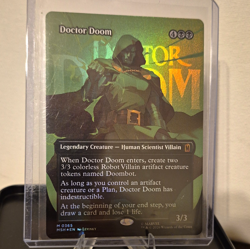 Magic: The Gathering Doctor Doom Marvel Super Heroes 0365 Foil Mythic Rare. - Image 2