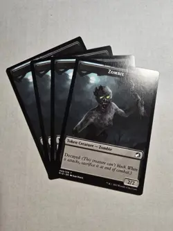 Midnight Hunt #5 5 Zombie (005 MIC) Zombie (005 MID) Double-Sided Token 4x - Image 1