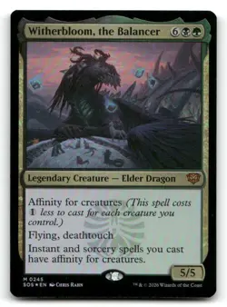 Witherbloom, the Balancer 245 Secrets of Strixhaven Foil NM/M MTG - Image 1