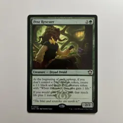Pest Rescuer R (#42) MTG Commander: School of Strixhaven NM - Image 3