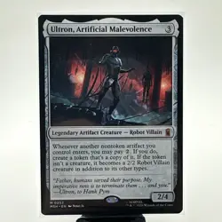 MTG - Ultron, Artificial Malevolence - Regular Mythic #252 - Marvel Super Heroes - Image 1