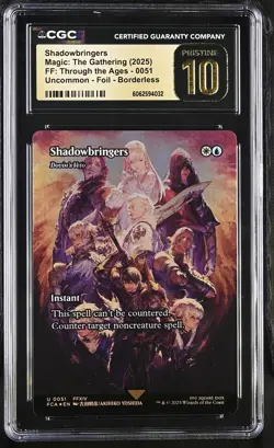 DOVIN'S VETO Final Fantasy Shadowbringers Foil CGC Pristine 10 MTG - Image 1
