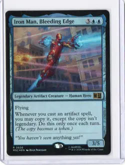 Iron Man, Bleeding Edge MTG MSC - 626 **Foil** NM - Image 1