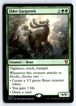 Elder Gargaroth 111 Mythic Commander: Aetherdrift Magic: The Gathering NM - Image 1