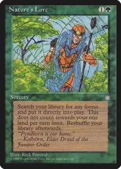 Nature's Lore Ice Age Moderate Play MTG Magic DNA GAMES - Image 1