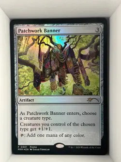 Patchwork Banner Foil P Media Promos 1 NM - Image 1
