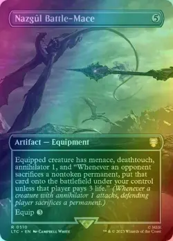 Nazgul Battle-Mace - BORDERLESS SCENE ART FOIL NM (MTG Lord of the Rings 510) - Image 1