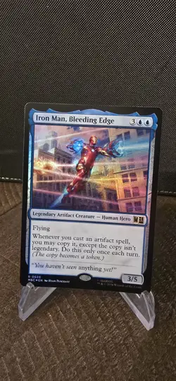 MTG Iron Man, Bleeding Edge MSC 0626 R NM Foil - Image 1