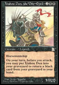 Xiahou Dun, the One-Eyed - Light Play MTG Portal Three Kingdoms - Image 1