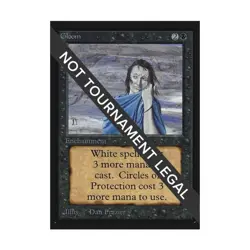 WOTC MtG International Ed. Gloom (U) NM - Image 1
