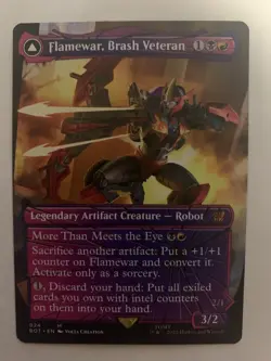 Flamewar, Brash Veteran (Shattered Glass) Universes Beyond: Transformers Regular - Image 1