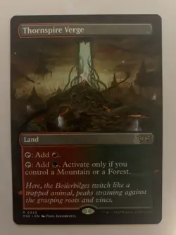 Thornspire Verge (Borderless) Duskmourn: House of Horror Regular - Image 1