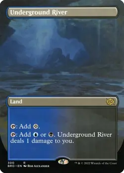 Underground River (Borderless) [The Brothers' War] MTG - Image 1