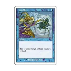 WOTC MtG 7th Ed Twiddle (C) (Foil) EX - Image 1