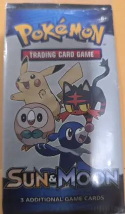 Pokemon TCG Sun & Moon Promo Pack - 3 Cards, 1 Pack, English - Image 1