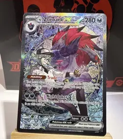Pokemon TCG N's Zoroark Ex SIR 286/217 Ascended Heroes English NM - Image 1