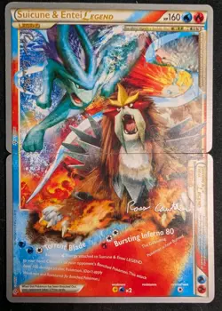 Pokemon Suicune & Entei LEGEND 94/95 95/95 World Championships 2010 LP - Image 1