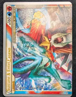 Pokemon Suicune & Entei LEGEND 94/95 95/95 World Championships 2010 LP - Image 2