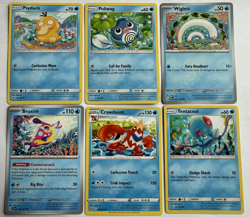 Shibuzoh. Artist Pokemon TCG - Water Type - 6 card lot - cute cards! - Image 1