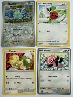 Shibuzoh. Artist Pokemon TCG - Normal Type - 4 card lot - cute cards! - Image 1