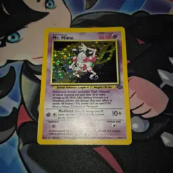 Pokemon TCG Mr Mime 6/64 Jungle Unlimited 1999 Holo Rare - LP - Image 1