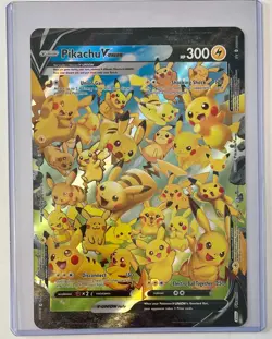 Pikachu V-Union 2021 Pokemon Celebrations Promo SWSH142 JUMBO - Image 1
