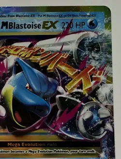 Pokemon TCG M Blastoise EX 22/108 Evolutions Ultra Rare Full Art Holo ENG 220HP - Image 3
