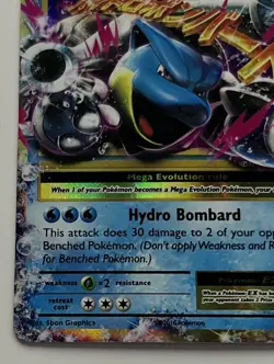 Pokemon TCG M Blastoise EX 22/108 Evolutions Ultra Rare Full Art Holo ENG 220HP - Image 4