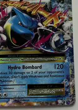 Pokemon TCG M Blastoise EX 22/108 Evolutions Ultra Rare Full Art Holo ENG 220HP - Image 5
