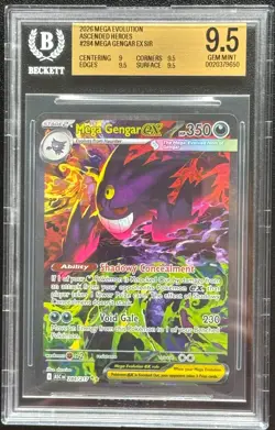 (PSA) BGS 9.5 Mega Gengar ex Pokemon Card Ascended Heroes SIR #284 Gem Mint - Image 1