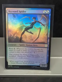 Skyward Spider FOIL X1 NM Marvel's Spider Man MTG - Image 1