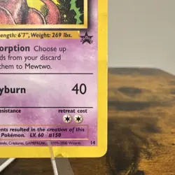 Wizards of the Coast Mewtwo 14/53 Wotc Promo Holo Promo Eng 70 HP 2000 DM - Image 4