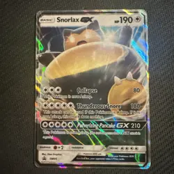 Snorlax GX - SM05 Black Star Promo Pokemon - LP/MP - Image 1