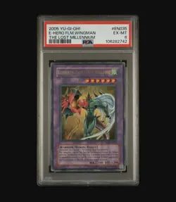 2005 YU-GI-OH! THE LOST MILLENNIUM #EN035 E-HERO FLM.WINGMAN THE LOST MILLENNIUM - Image 1